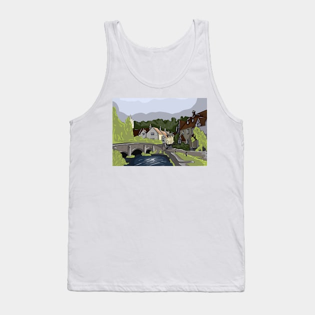 I Love The Cotswolds Tank Top by Tiny Table Art